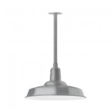  STB185-49 - Warehouse 18" pendant, stem mount