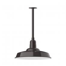  STB185-51 - Warehouse 18" pendant, stem mount