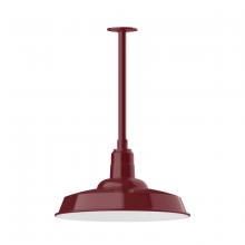  STB185-55 - Warehouse 18" pendant, stem mount