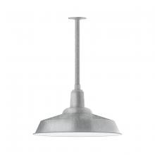  STB186-49 - Warehouse 20" pendant, stem mount