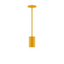  STG425-21-L10 - 3.5" x 6" Axis Mini Cylinder LED Stem Hung Pendant, Bright Yellow