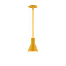  STG436-21-L10 - 6" Axis Flared Cone LED Stem Hung Pendant, Bright Yellow