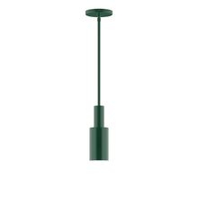  STGX450-42-L10 - 3.5" Stack Mini Cylinder LED Stem Hung Pendant, Forest Green