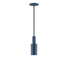  STGX450-50-L10 - 3.5" Stack Mini Cylinder LED Stem Hung Pendant, Navy