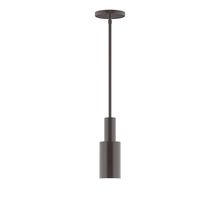  STGX450-51-L10 - 3.5" Stack Mini Cylinder LED Stem Hung Pendant, Architectural Bronze