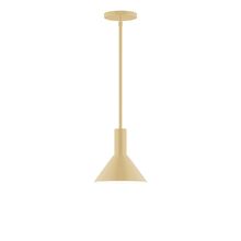  STGX451-17-L10 - 8" Stack Mini Cone LED Stem Hung Pendant, Ivory