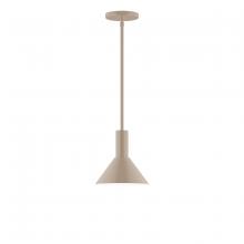 Montclair Light Works STGX451-18 - 8" Chase Stem Hung Pendant