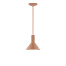  STGX451-19-L10 - 8" Stack Mini Cone LED Stem Hung Pendant, Terracotta