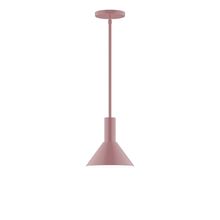  STGX451-20-L10 - 8" Stack Mini Cone LED Stem Hung Pendant, Mauve