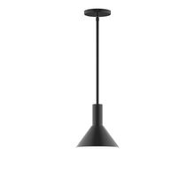  STGX451-41-L10 - 8" Stack Mini Cone LED Stem Hung Pendant, Black