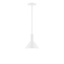  STGX451-44-L10 - 8" Stack Mini Cone LED Stem Hung Pendant, White