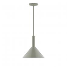 Montclair Light Works STGX466-24-L12 - 12" Chase LED Stem Hung Pendant