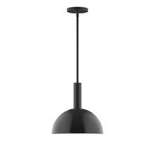  STGX471-41-L12 - 12" Stack Dome LED Stem Hung Pendant, Black