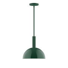  STGX471-42-L12 - 12" Stack Dome LED Stem Hung Pendant, Forest Green