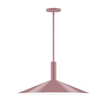  STGX478-20-L10 - 24" Stack Shallow Cone LED Stem Hung Pendant, Mauve