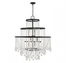 Savoy House 1-1868-15-89 - Luna 15-Light Chandelier in Matte Black