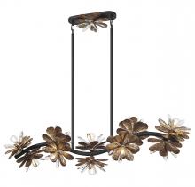  1-1963-10-18 - Giselle 10-Light Linear Chandelier in Delphine