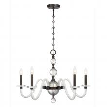  1-4277-5-15 - Aragon 5-Light Chandelier in Mediterranean Bronze