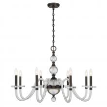  1-4278-8-15 - Aragon 8-Light Chandelier in Mediterranean Bronze