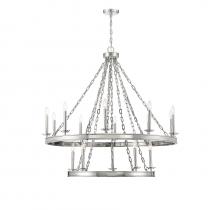  1-4406-15-109 - Seville 15-Light Chandelier in Polished Nickel