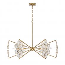  1-4529-6-221 - Marbella 6-Light Chandelier in Gold Shimmer by Breegan Jane