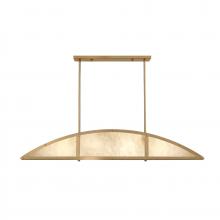  1-6219-4-322 - Legacy 4-Light Linear Chandelier in Warm Brass by Breegan Jane