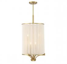  1-7750-4-322 - Wynwood 4-Light Chandelier in Warm Brass