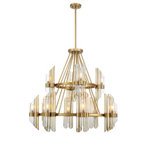  1-9106-12-322 - Biltmore 12-Light Chandelier in Warm Brass