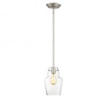  7-4134-1-SN - Vintage 1-Light Mini-Pendant in Satin Nickel