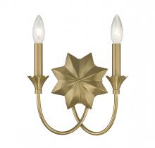 Savoy House 9-2204-2-322 - Sullivan 2-Light Wall Sconce in Warm Brass