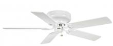  72U11D - Snow White Hugger Ceiling Fan