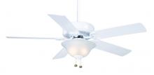  84G11D - Three Light Snow White Glass: Swirled White Ceiling Fan