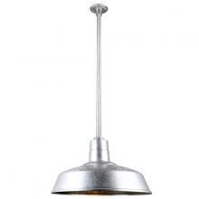 Hi-Lite MFG Co. H-QSN15118-SA-96/QSN36ST3-96/QSNHDSMC-96 - 18" Ceiling Stem Light