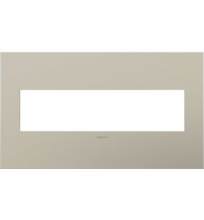  AWC4GSN4 - adorne® Satin Nickel Four-Gang Screwless Wall Plate