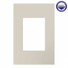  AWP1G3OM - adorne® Oatmeal One-Gang Screwless Wall Plate with Microban®