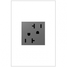  ARTR202M4 - adorne® 20A Dual Tamper-Resistant Outlet, Magnesium