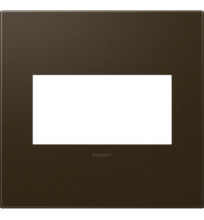  AWP2GBR4 - adorne® Bronze Two-Gang Screwless Wall Plate