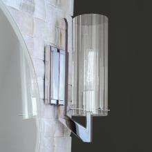  8143-CH-CL - Faceted Sconce Vanity Light - Chrome