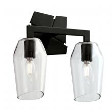  8162-MB-CL - Gaia Indoor Wall Sconce - Acid Dipped Black