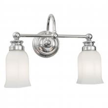  8912-CH-HXO - Emily 2 Light Sconce - Chrome