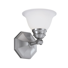  8941-BN-FR - Kathryn 1 Lt Vanity Sconce - Brushed Nickel