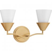  P300496-205 - Pinellas Collection Two-Light Soft Gold Contemporary Vanity Light