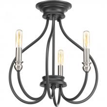  P350042-143 - Whisp Collection Three-Light Semi-Flush Convertible