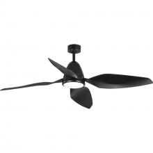 Progress P250032-031-30 - Holland Collection 60" Four-Blade Black Ceiling Fan