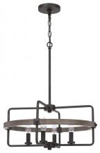  FX-3765-4 - 60W x 4 Rawlins metal chandelier