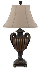  BO-2265TB - 150W 3 way Galena resin table lamp