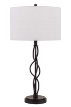  BO-2857TB - 30" Height Metal Table Lamp in Textured Bronze Finish