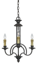  FX-3513/3 - 21" Three Light Chandelier in English Bronze