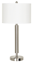  LA-2004NS-1RBS - 30" Tall Metal Table Lamp in Brushed Steel