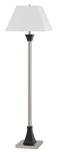  LA-8021FL-1-BS - 60" Tall Metal Floor Lamp in Dark Broze/Espresso